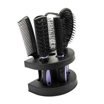 5vnt/Set Professional Plaukų Šepečių Rinkinys Plaukų Šukos+Veidrodis+Laikymo Turėtojas Hairbrush plaukų kirpimo Šukos Plaukų Formavimo Įrankiai, Reikmenys