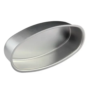 8 Cm Ovalo formos Duona, Liejimo Aliuminio Lydinio Non-stick Sūrio Pyragas Pudingas Kepimo Formavimo Pelėsių