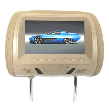 80%KARŠTO TL7M Galinės Sėdynės Pramogų LED LCD Ekranas Universali 7-colių HD Automobilio Pagalvėlės Ekranas Grotuvo Automobilio Multimedia Player