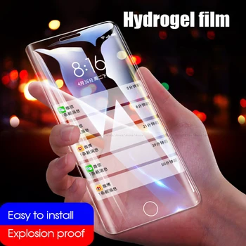 9D Pilnas draudimas Hidrogelio Filmas apie iPhone 7 8 Plius 6 6s Screen Protector, iPhone 6 S 6S PLIUS 7 8 7Plus 8Plus Minkštas Apsauginės Plėvelės