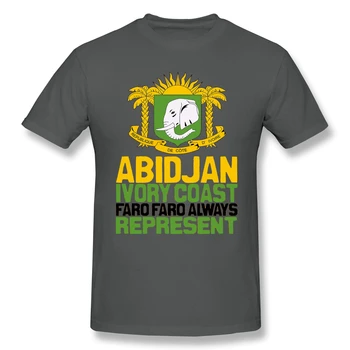 Abidjan, Dramblio kaulo Pakrantes, Faro Faro Humoro Grafinis Vyrų Pagrindinio trumpomis Rankovėmis T-Shirt R330 Viršūnes Tees Europos Dydį