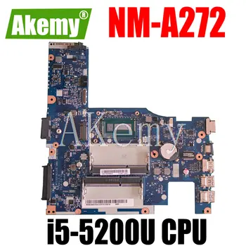 Akemy Lenovo G40-80 G40-70 Z40-70 NM-A362 NM-A272 Laotop Mainboard G40-80 Plokštė su i5-5200U CPU