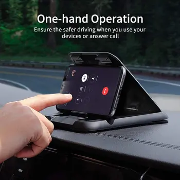 Anglies Pluošto Automobilinis Telefono Laikiklis prietaisų Skydelyje Universalus 3 iki 7 colių Mobilus Telefonas Clip Laikiklis iPhone XR XS GPS Stendas