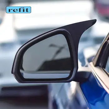 Anglies pluošto automobilio galinio vaizdo veidrodžio korpuse 15-20 Ford Mustang Šildomi pakeitimo Priedai
