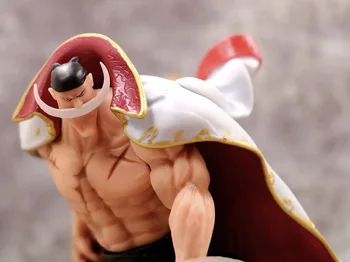 Anime One Piece Balta Barzda Piratai Edvardas Newgate Mūšio Versija Su Broadsword Modelis Žaislai 23Cm PVC Pav.