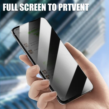 Anti Spy Grūdintas Stiklas Huawei Honor 10 10i 30i 20 Lite 20E 20i 20S Peržiūrėti 30 Pro 30S Privacy Screen Protector Kino Dangtis
