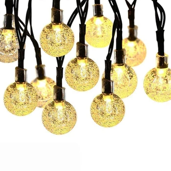 Atostogų String Žibintai Su 40 LED Lemputes, 6M Kalėdų Dekoratyvinis Kabinti Žibintas su baterijomis, Patalpų Vestuvių Led Eilutę