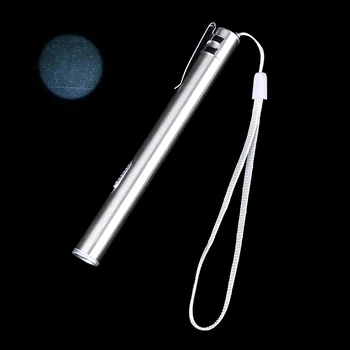 Atsparus vandeniui Pocket LED Žibintuvėlis USB Įkraunamas Žibintuvėlis Penlight Mokinių Žymės