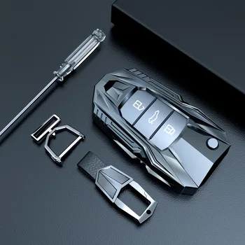 Automobilio Raktas Padengti Shell Žiedai Turėtojas MG MG3 MG6 ZS EZS SS Mecha Koncepcija Dizaino Pakabukas Sagtis Auto Keychain Priedai