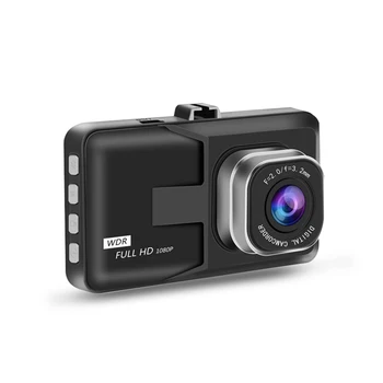 Automobilių DVR Brūkšnys Cam 3 Colių FHD 1080P Vaizdo įrašymo Naktinio Matymo Dashcamera 24H Stovėjimo Stebėti, G-Jutiklis, Auto vaizdo Kamera Registratorius
