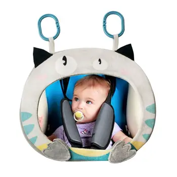 Automobilių Kūdikių Galinio Vaizdo Veidrodėlis Platus Vaizdas Galinis Reguliuojamas Saugos Sėdynės Atlošo Veidrodėliai Kūdikiams, Žaislų, Animacinių Filmų
