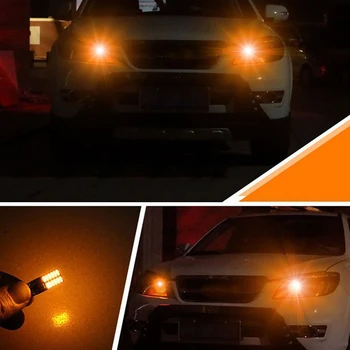 Automobilių žibintų lemputės W5W 24SMD 4014 LED Automobilių Transporto priemonės Licenciją Plokštelės Šviesos Atstumas Stovėjimo Žibintas