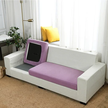 Baldų apsaugos pagalvėlės kampe sofa pagalvėlė padengti kieta spalva elastinga Apsauginė Poliesterio, kurių skerspjūvio Pouf Kambarį Namuose