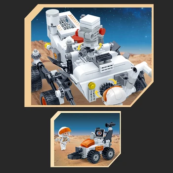 BanBao Tyrinėti kosminius Nuotykius Marse Mokslo Rover Automobilių Ištirti 