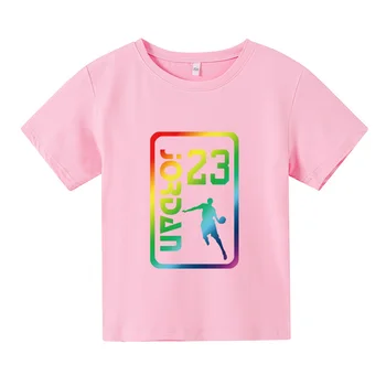Berniukų ir mergaičių trumpas rankovės 2021 m. vasarą nauja vaikų laisvi marškinėliai berniukų ir mergaičių Asmeninį T-Shirt