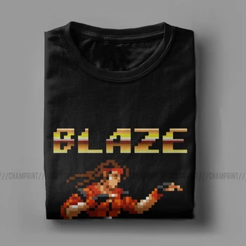 Blaze Fielding Iš Gatvės Pyktis T-Shirt Vyrai Genesis Derliaus Žaidimą Juokingi Medvilnės Marškinėliai Apvalios Apykaklės T Shirts Unikalus Viršūnės