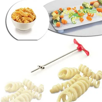 Bulvių Spiralės Mūrą Rankiniu Voleliu Prancūzijos Mailius Cutter Priėmimo Twist Smulkintuvas Tarka Mini Virtuvės Maisto Ruošimo Priemonės Daržovių Peilis