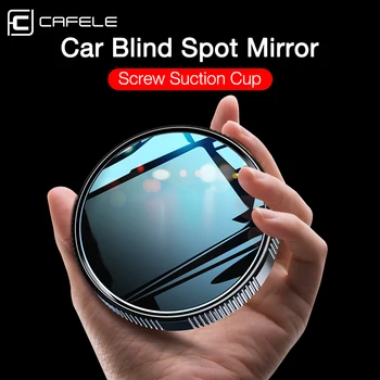 Cafele 2vnt Automobilio galinio vaizdo Veidrodis HD aklojoje Veidrodžių 360-Laipsnių Plataus Kampo Automobilių Apvalios Išgaubtos Veidrodis, Reguliuojamas Varžtas gyvis