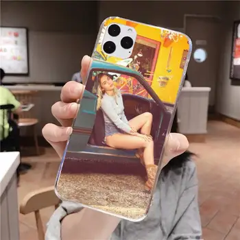 CUTEWANAN Miley Cyrus Bling Mielas Telefono dėklas skirtas iPhone 11 pro XS MAX 8 7 6 6S Plus X 5S SE 2020 XR dangtis