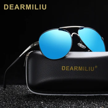 DEARMILIU Poliarizuota UV 400 vyriški Akiniai nuo saulės nauja vyriška cool vairavimo Saulės Akiniai vairavimo akiniai gafas de sol atspalvių, su dėžute