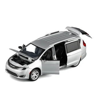Diecast Lydinio Automobilio Modelis 1:32 Chrysler Prabanga MPV Pacifica Miniatiūriniai Metaliniai Transporto priemonės Mikroautobusų Naujos Kalėdų Žaislas, skirtas Vaikų Dovanų