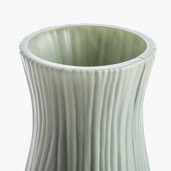 Dirbtinė Keramikos Vaza, Apdaila, Namų, Gėlių Kompozicijų Kambarį Origami Plastiko Šiaurės Stiliaus Namų Dekoro Ornamentuose