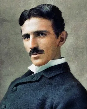 Drobės Tapybos Pobūdžio Nikola Tesla Portretas Tapybos Freskos Plakatas Namų Kambario Interjeras, Miegamojo Sienų Apdailai Meno Be Rėmelio