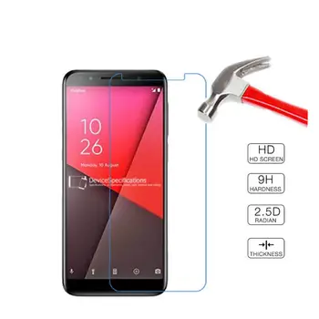 Exunton 2.5 D Grūdintas Stiklas Vodafone Smart V8 N10 V10 Screen Protector HD 9H Priekiniai Ultra-plonas Nulio Įrodymas Apsauginės Plėvelės