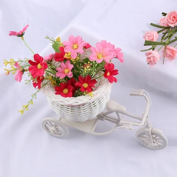 Gėlių Krepšelis Konteinerių Gėlių, Augalų Buveinės Vaza Vestuvių Dviratį Krepšelį Triratis Krepšelį Konteinerių Namų Weddding Apdaila