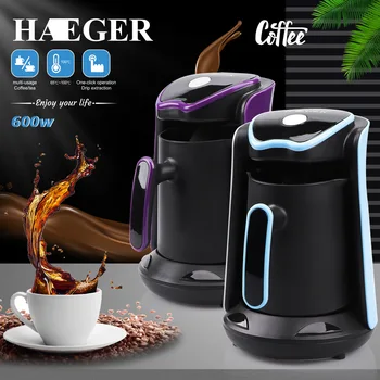 HAEGER pod kavos virimo aparatas 550ml arbatos, kavos katilo kavos Virimo puodą turkiškos kavos puodą Espresso kavos aparatas 2-3 puodeliai