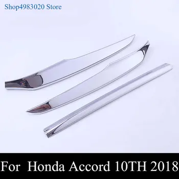 Honda Accord 10 2018 Priedai ABS Plastiko Automobilių Stilius Bamperio Juostos Rinkinys Už Priekinio Buferio Lip Sijonas Padengti