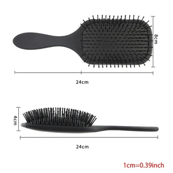 Irklas Šepetys plaukų iššukavimo Plaukų Tiesinimo ir Blowdrying Hairbrush