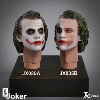 JXTOYS JX035 1/4 Joker Heath Ledger Galvos Skulptūra PVC Vyrų Klounas Galvos Drožyba