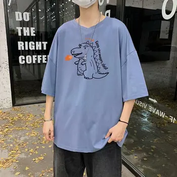 Karšto Pardavimo Vasaros Cool Marškinėlius Unisex Marškinėliai Juokingas Animacinių filmų T-shirt Streetwear Hip-Hop Top Tees Vyrų Anime Marškinėliai