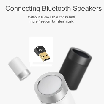 Kebidumei USB Bluetooth Adapteris V5.0 Belaidžio 