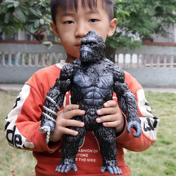 KingKong Pav 12inch/31cm, Beždžionės Gorila Veiksmų Skaičiai Milžinišką Orangutan Kolekcines, Dervų Modelis, Žaislai