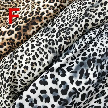 Leopard Šalis Suknelė Tampri, Šifono Krepo Vasaros Mados Medžiagos, pralaidžios Orui Cosplay 