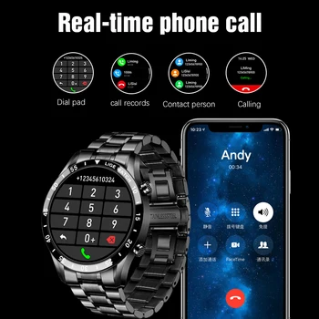 LIGE2021 Smart Watch Vyrų Mados, Sporto Žiūrėti IP67 atsparus Vandeniui Širdies ritmas, kraujospūdžio Stebėsenos Smart Watch 