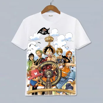 Luffy Sauron Anime Periferinių Drabužiai Vyrams, Moterų Animacinių filmų T-shirt Harajuku Ullzang Marškinėliai Mados Japonijos T-marškinėliai, Topai
