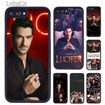 LvheCn Liuciferis Morningstar TV serialas telefono dėklas, Skirtas iPhone 5 6S 7 8 Plius 11 12 Pro X XR XS Max 