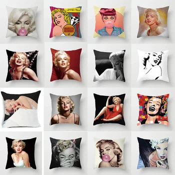 Marilyn Monroe Pagalvėlė Padengti Kino Žvaigždė Mesti Pagalvės užvalkalą, Namų Kėdė, Sofa Apdailos Aikštėje pagalvių Užvalkalai
