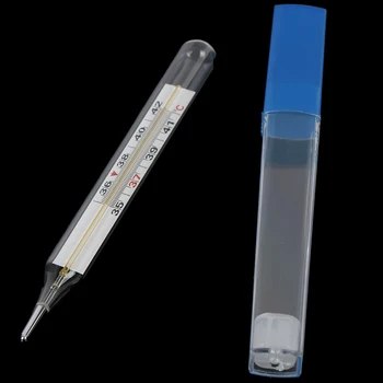 Medicinos Gyvsidabrio Stiklo Termometras, Didelis Ekranas, Klinikinės Medicinos Temperatūra Įrankis Lašas Laivybos