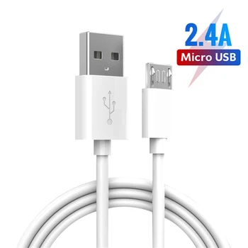 Micro USB Greito Įkrovimo Duomenų Sinchronizavimo Kabelis Nešiojamų Galaxy S7 J5 j3 skyrius J7 2017 M. 
