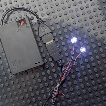 Miesto Kelių, Gatvių šviesoforo 7Ports LED USB Gatvės Lempos Pagrindo Priedai Blokai mini modelis Suderinamas Visos Prekės