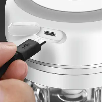 Mini USB Elektros Česnakai Švīts Belaidžio Česnakai Šlifuoklis Paspauskite Mėsmalę, Daržovių Čili mėsmalė, Maisto Smulkintuvą Virtuvės Įrankiai
