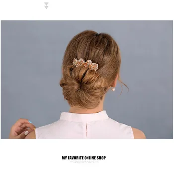 Moterų Nuotakos Bridesmaid, Kalnų Krištolas Drugelis Kristalų Plaukų Įrašą Papuošalai Gražūs Plaukų Segtukai Hairclips HairgripsHeadwear Žiburių