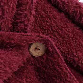 Moterų Teddy Megztiniai Plius Dydis Sherpa Vilnos Megztinis Negabaritinių 5XL Moterų Žiemos Skraiste 2019 Sherpa Purus Megztiniai