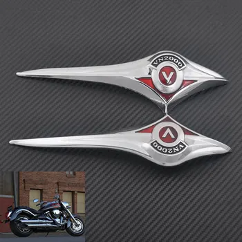 Motociklo Dalis 3D Dujų Bako Lipdukas Logotipas Ženklelis Kuro Lipdukai Tinka Kawasaki Vulcan VN Klasikinis VN2000