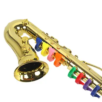 Naujas 2021 Naujas Modeliavimo 8 Tonų Saksofonas Trimitas Vaikų Muzikos Instrumentas Žaislas Šalių Rekvizitai