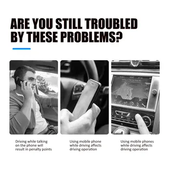 Naujas 270 Laipsnių Reguliuojamas Automobilinis Telefono Laikiklis, Patvarus, Patogus Daugiafunkcinis Saugos Telefono Laikiklis Vairuotojo Vairavimo Navigacijos